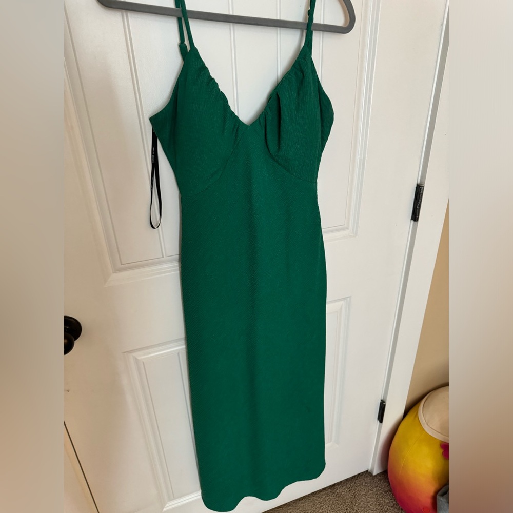 Green midi dress from guess!